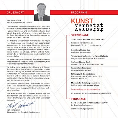 Kunstvernetzt Flyer